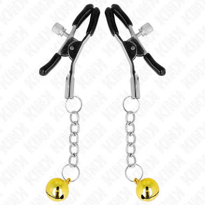 Kink – Pinces à Meton Pendentif Jingle Bell Or 6 cm