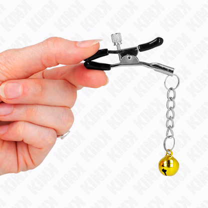 KINK - ABRAZADERAS METON COLGANTE DE CAMPANA DE ORO 6 CM