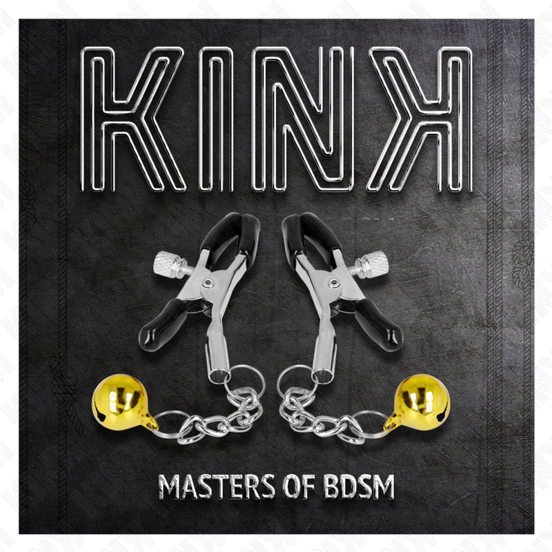 KINK - ABRAZADERAS METON COLGANTE DE CAMPANA DE ORO 6 CM