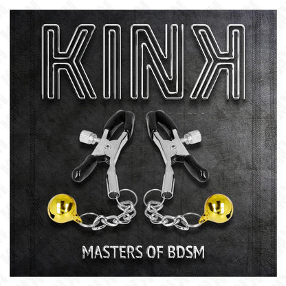 Kink – Pinces à Meton Pendentif Jingle Bell Or 6 cm