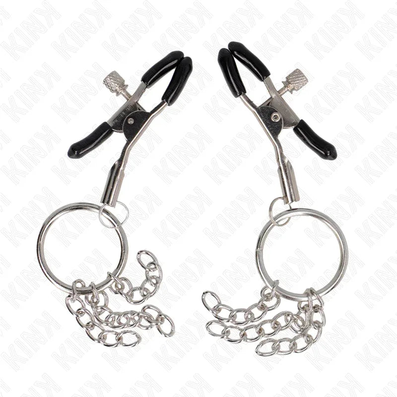 Kink – Pince A Meton O Ring et Petite Chaine Argent 6 cm