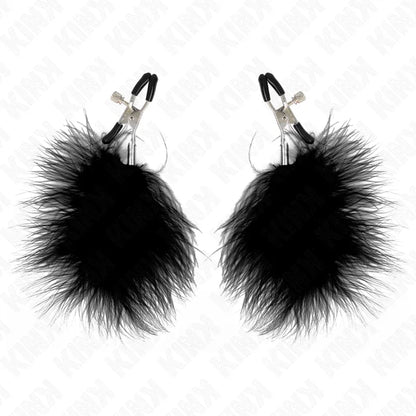 Kink – Pince à Meton Plume Noir 7 cm