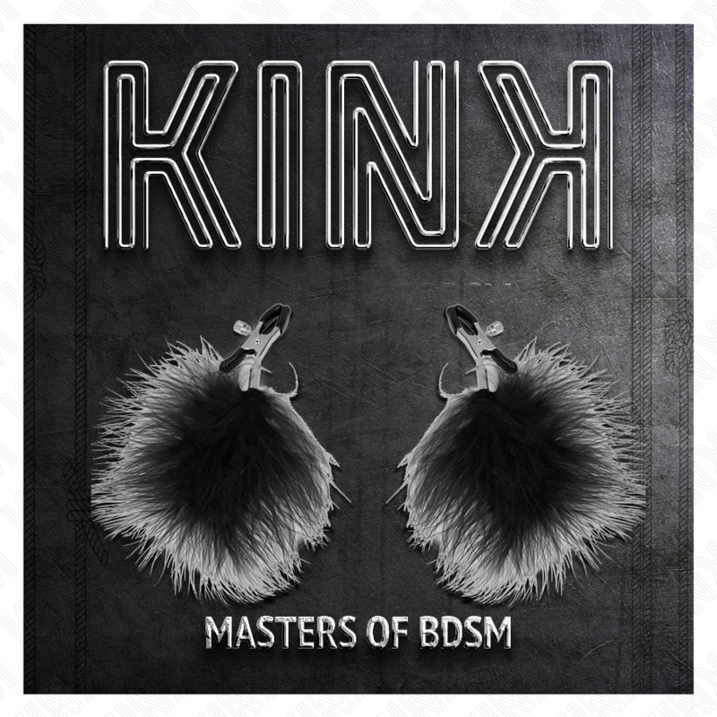 KINK - ABRAZADERA DE PLUMA METON NEGRA 7 CM