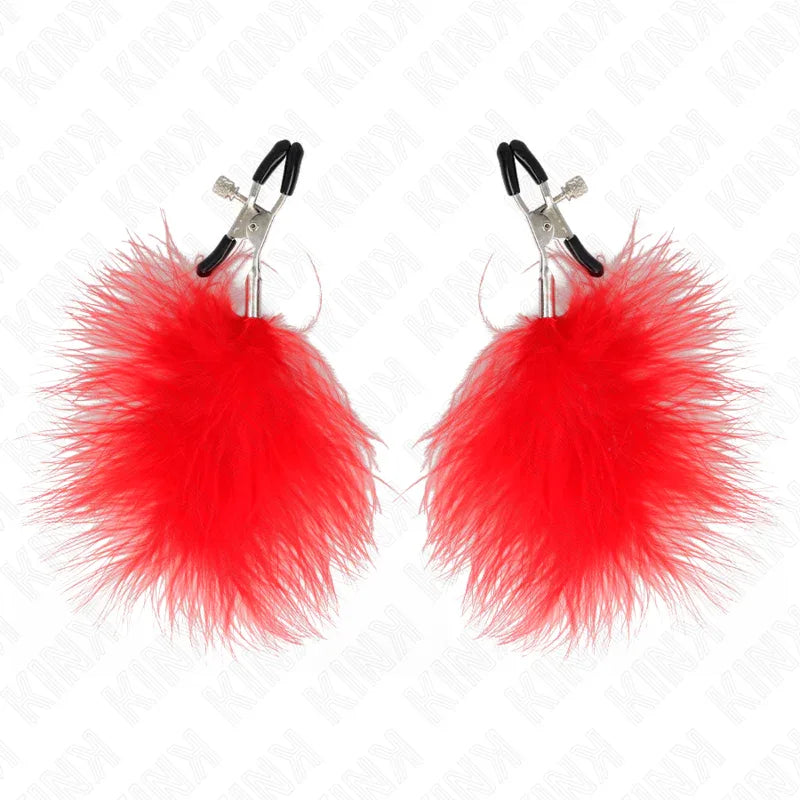 Kink – Pince à Meton Plume Rouge 7 cm