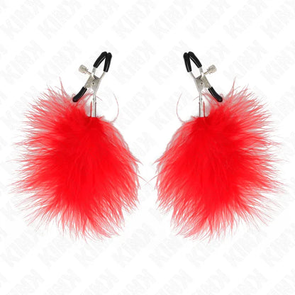 Kink – Pince à Meton Plume Rouge 7 cm