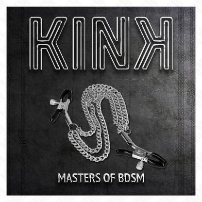 KINK - ABRAZADERAS DE TRABAJO CON 3 CADENAS DE PLATA 20/23/28 CM