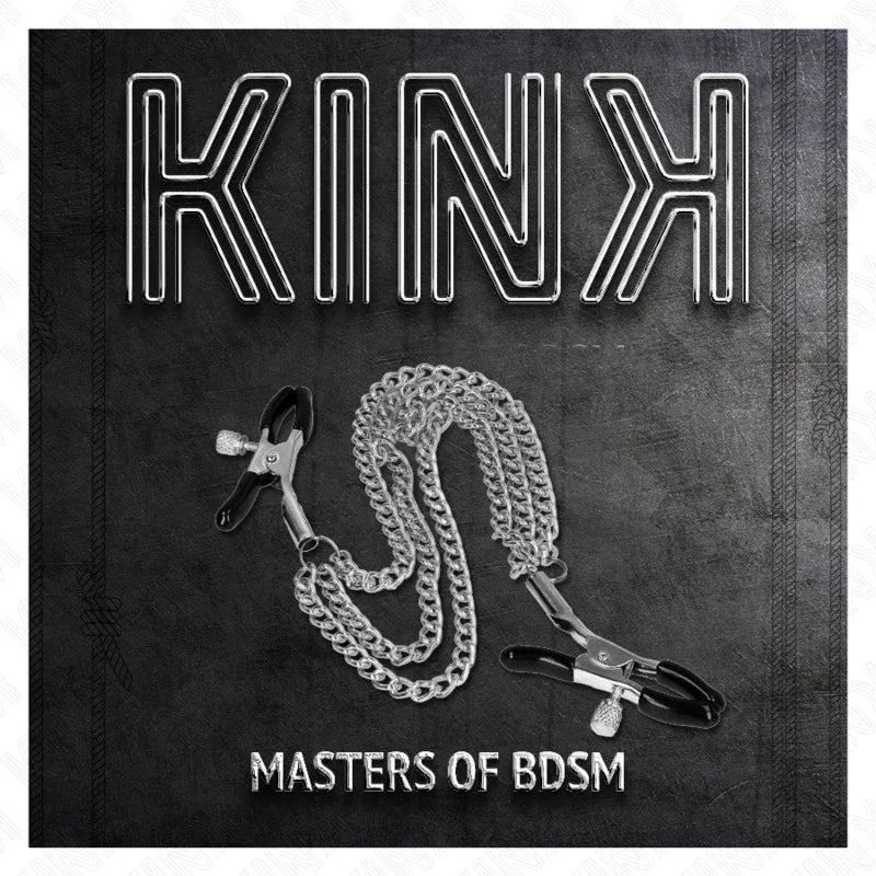 Kink – Pinces à Metelier avec 3 Chaînes Argent 20 / 23 / 28 cm