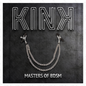 KINK - ABRAZADERAS DE CABEZA CON 2 CADENAS GRUESAS DE PLATA 20/23 CM
