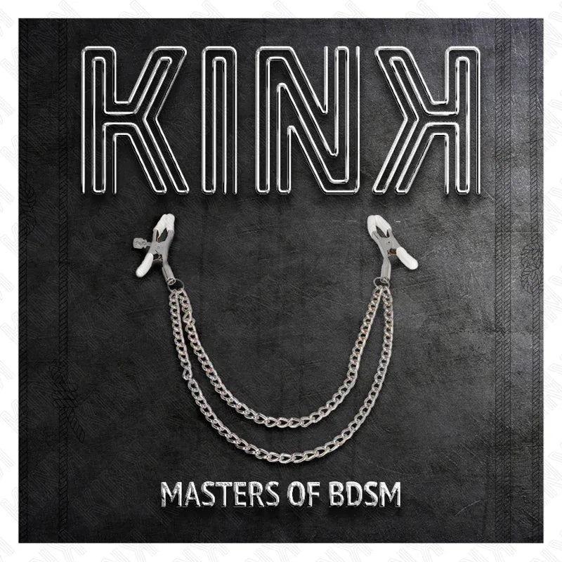 Kink – Pinces à Metelier avec 2 Chaînes Fines Argent 20 / 23 cm