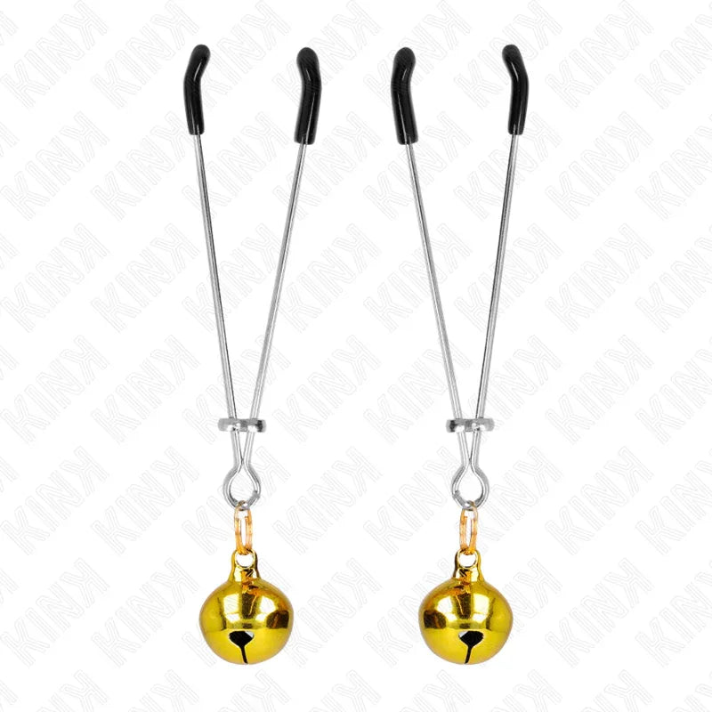 Kink – Pinces à Téléphone Mince Cloche Or 7 cm