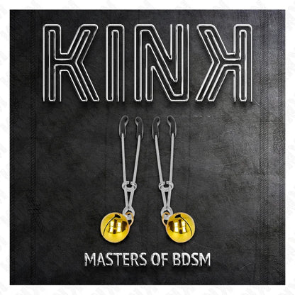 Kink – Pinces à Téléphone Mince Cloche Or 7 cm