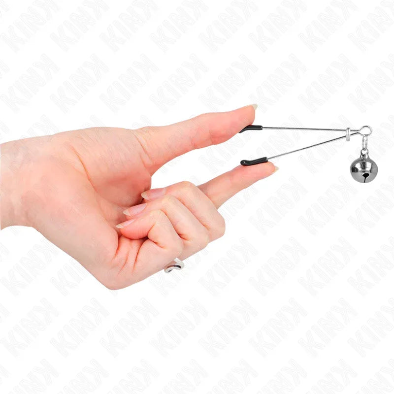 Kink – Pinces à Téléphone Mince Cloche Argent 7 cm
