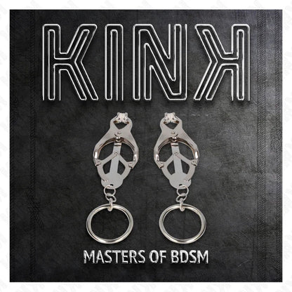 Kink – Pinces à Téléphones Trèfle Japonais O Ring Argent