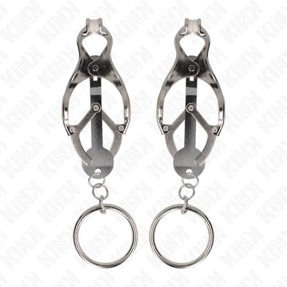 Kink – Pinces à Téléphones Trèfle Japonais O Ring Argent