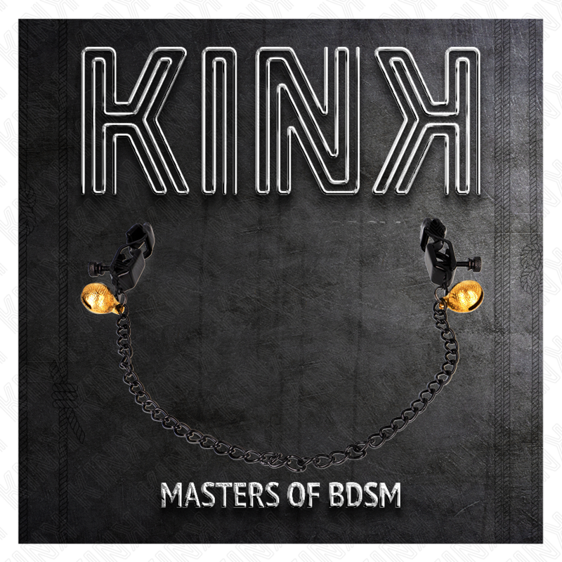 KINK - ABRAZADERAS METON CADENA PLANA Y CAMPANA PLATA 30 CM