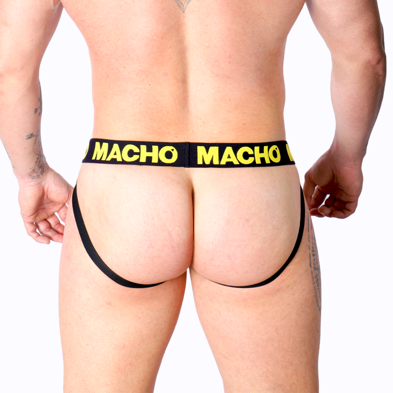 MALE - MX25A JOCK YELLOW LYCRA S