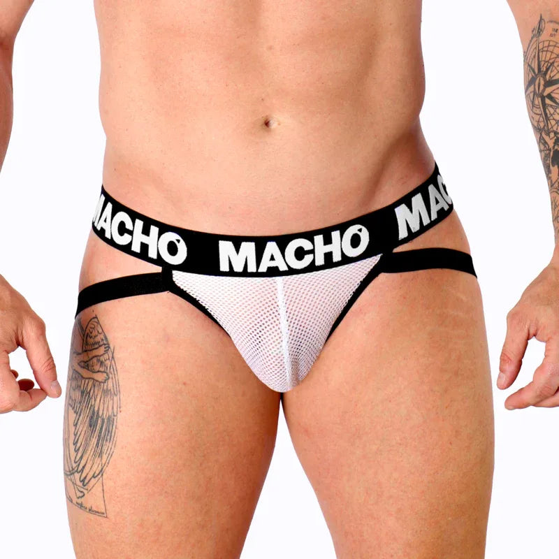 Macho – Mx26X1 Jock Grid Blanc XL
