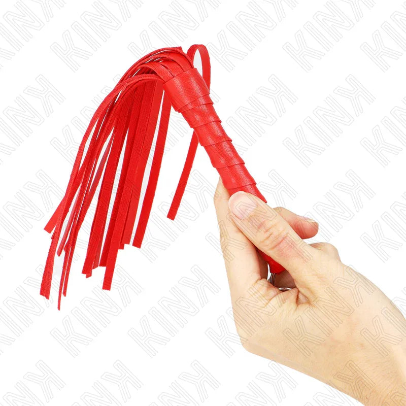 Kink – Mini Fouet Simple Rouge 28 cm