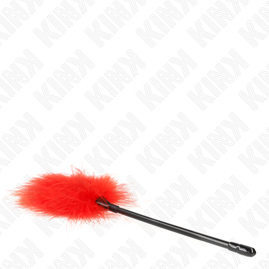 KINK - TICKLE ROUGES PLUMES USED BY THE BONDAGE KIT 27 CM
