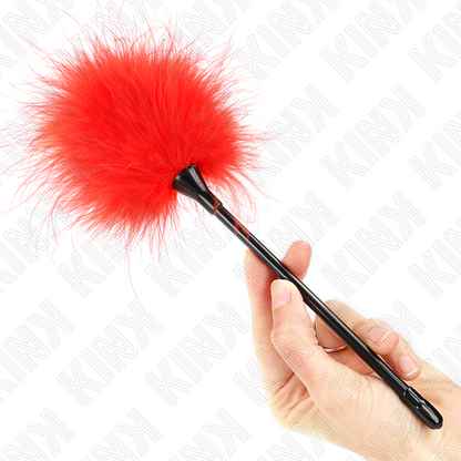KINK - TICKLE ROUGES PLUMES USED BY THE BONDAGE KIT 27 CM