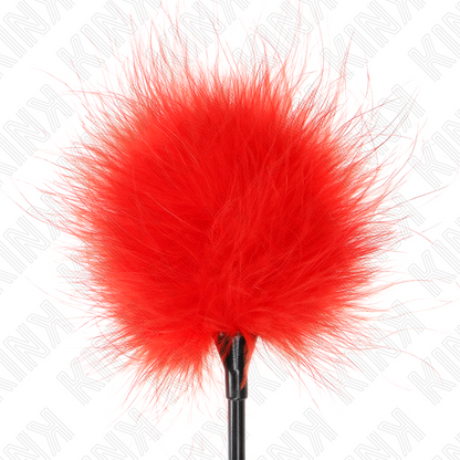 KINK - TICKLE ROUGES PLUMES USED BY THE BONDAGE KIT 27 CM
