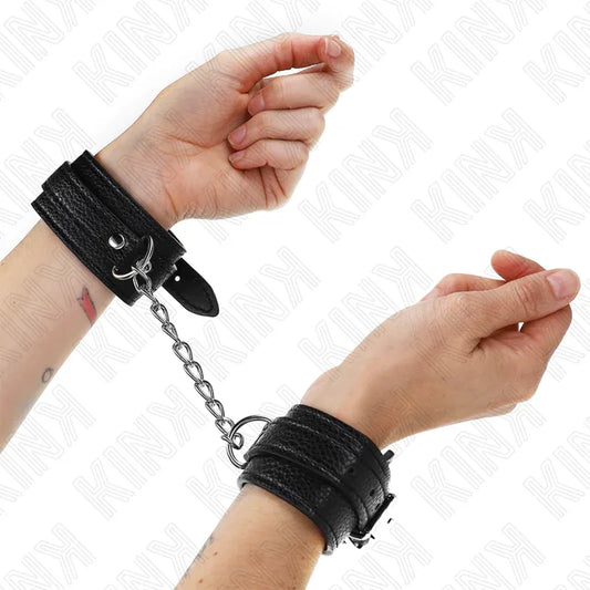 Kink – Appui Poignets Motif Serpent Noir Ajustable 20 28 cm X 5,4 cm