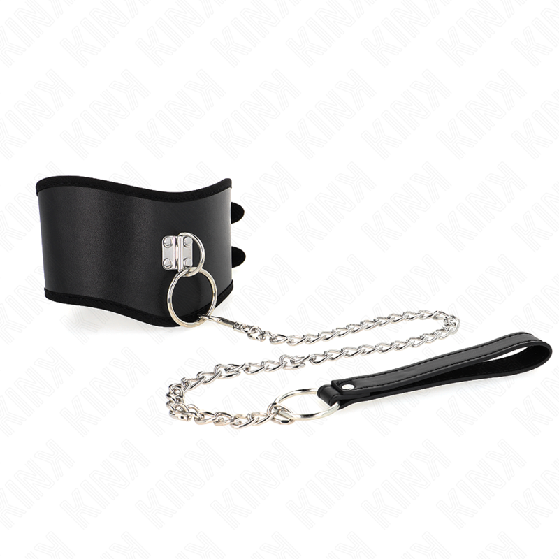 KINK - COLLAR DE 65 CM CON PULSERA AJUSTABLE ANCHA 40-55 CM X 10 CM