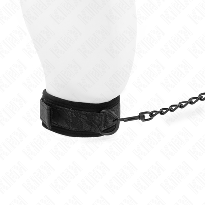 KINK - COLLIER MODÈLE BASIC AVEC LAISSE 77 CM MODÈLE 5 ADJUSTABLE 34-54 CM X 5 CM
