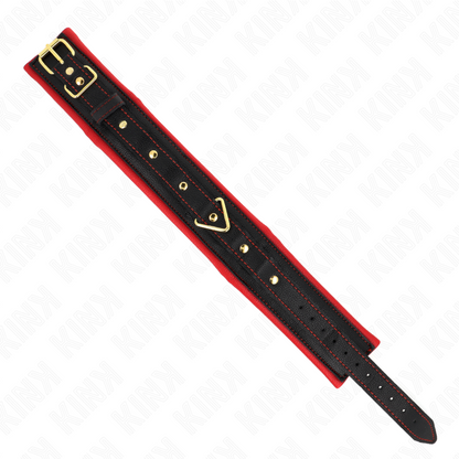 KINK - COLLAR AJUSTABLE DE TELA LISA CON CORREA 33-48 CM X 5,7 CM