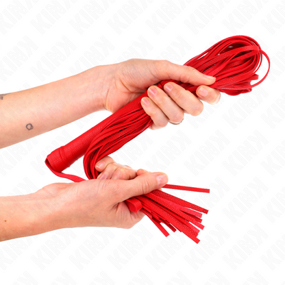 KINK - LÁTIGO DE PVC SUAVE ROJO 70 CM
