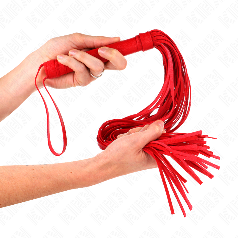 KINK - LÁTIGO DE PVC SUAVE ROJO 70 CM