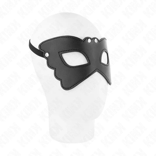 Kink – Masque en Cuirette Forme Papillon 20 X 9 cm