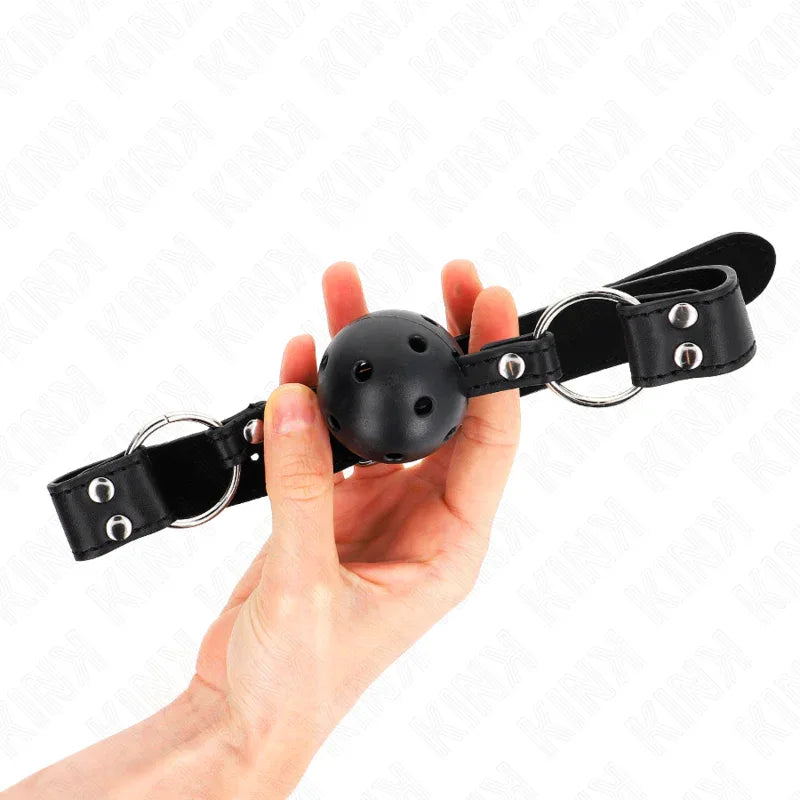 Kink – Bâton Respirant 4 cm avec Double Rivet Modèle 1 Noir 62,5 X 2,5 cm Réglable 42 58 cm