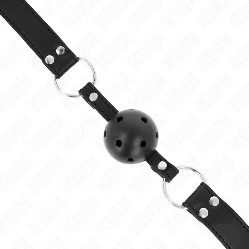 Kink – Bâton Respirant 4 cm avec Double Rivet Modèle 1 Noir 62,5 X 2,5 cm Réglable 42 58 cm