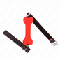 KINK - BOLSA DE HUESO ROJO DE 12 CM 63 x 2 CM