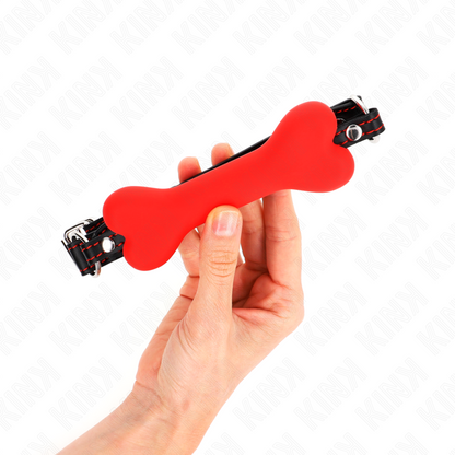 KINK - BOLSA DE HUESO ROJO DE 12 CM 63 x 2 CM