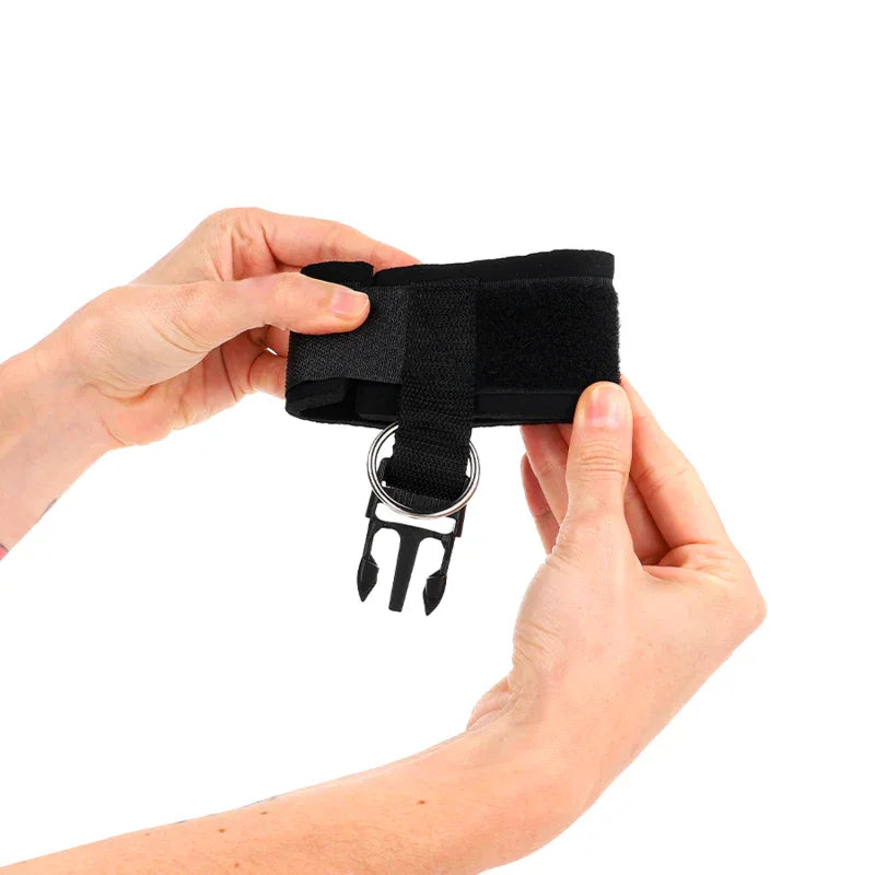 Kink – Appui Poignet en Néoprène à Attaches et Boucles Noir Réglable 22 34 cm