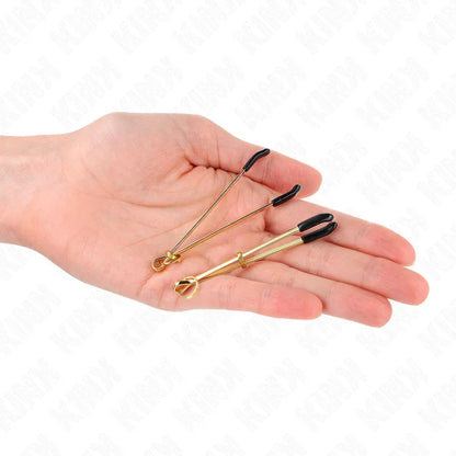 Kink – Pinces à Matelons Fines Or 7 cm
