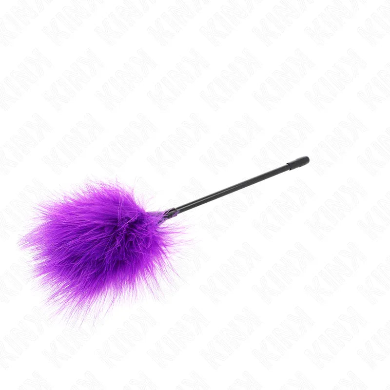 Kink – Plumes Tickle Violes Utilisées pour le Kit Bondage 27 cm