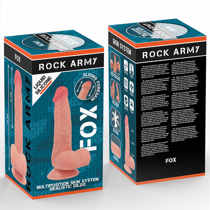 Renard en silicone liquide 19 cm -o- 3,2 cm – Rockarmy