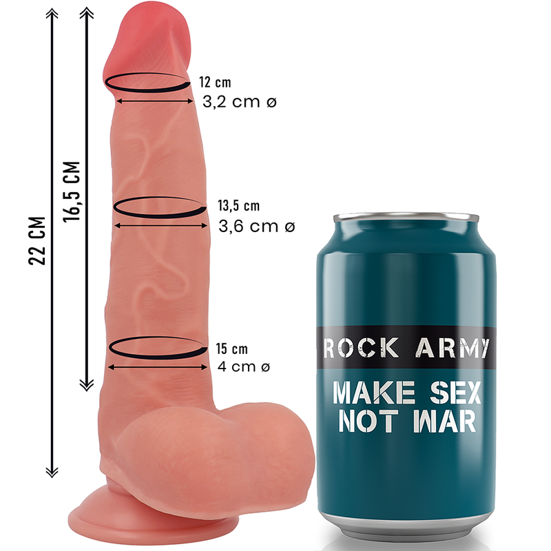 Ranger en silicone liquide 22 cm -o- 3,6 cm – Rockarmy