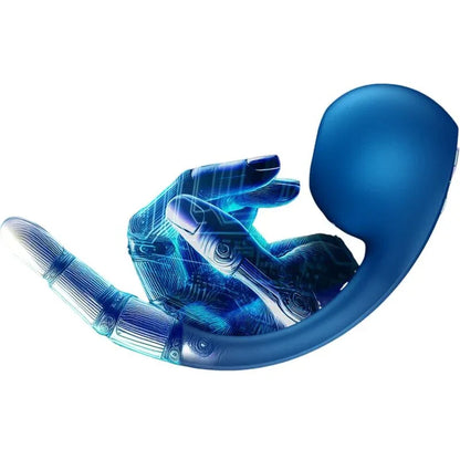 Satisfyer – Pro+ Wave 4 Stimulateur Point G et Impulsion D'Air Application Gratuite Bleu Foncé
