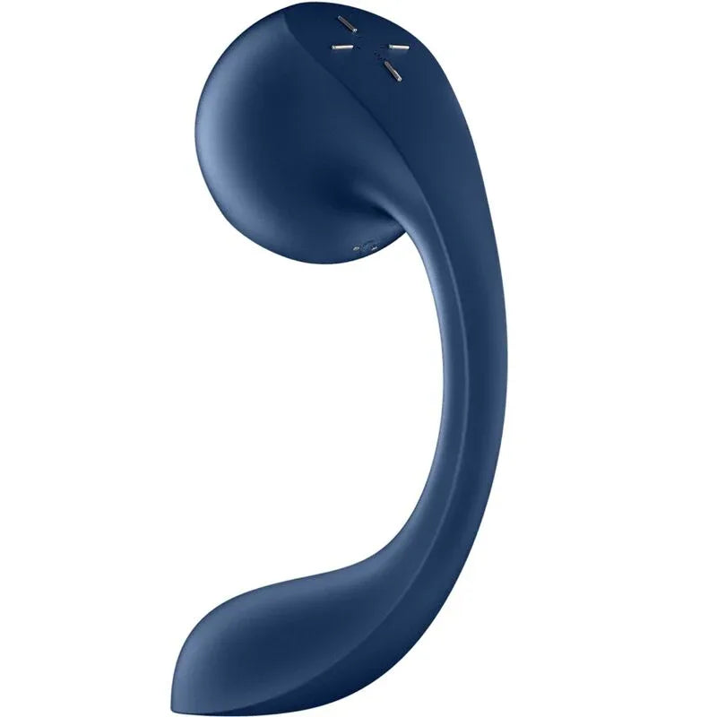 Satisfyer – Pro+ Wave 4 Stimulateur Point G et Impulsion D'Air Application Gratuite Bleu Foncé