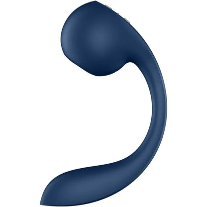 Satisfyer – Pro+ Wave 4 Stimulateur Point G et Impulsion D'Air Application Gratuite Bleu Foncé