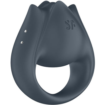 SATISFYER - PERFECT PAIR 2 MULTIVIBRATEUR 2 IN 1 ANNEAU PÉNIS ET STIMULATEUR DE DOIGTS GRAY