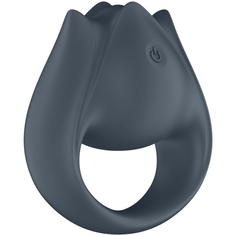 SATISFYER - PERFECT PAIR 2 MULTIVIBRATEUR 2 IN 1 ANNEAU PÉNIS ET STIMULATEUR DE DOIGTS GRAY