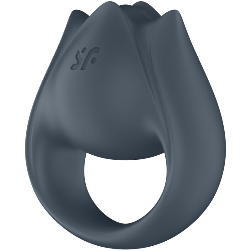 SATISFYER - PERFECT PAIR 2 MULTIVIBRATEUR 2 IN 1 ANNEAU PÉNIS ET STIMULATEUR DE DOIGTS GRAY