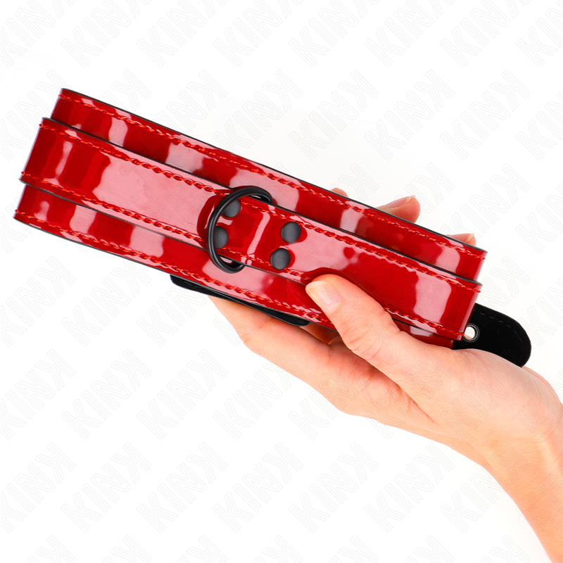KINK - CUELLO AJUSTABLE ROJO VINO 37,5-49,5 CM X 5 CM