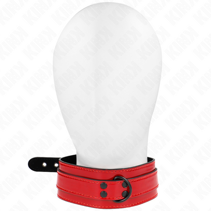 KINK - CUELLO AJUSTABLE ROJO VINO 37,5-49,5 CM X 5 CM