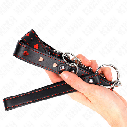 KINK - COLLIER AVEC BRACELET 65 CM DETAILS COEUR 52.5 X 2.5 CM